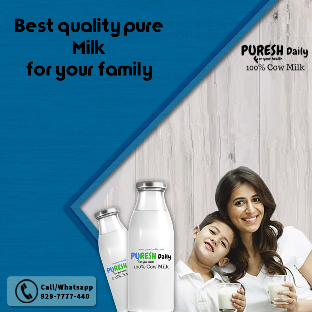 Pure and Fresh cow milk